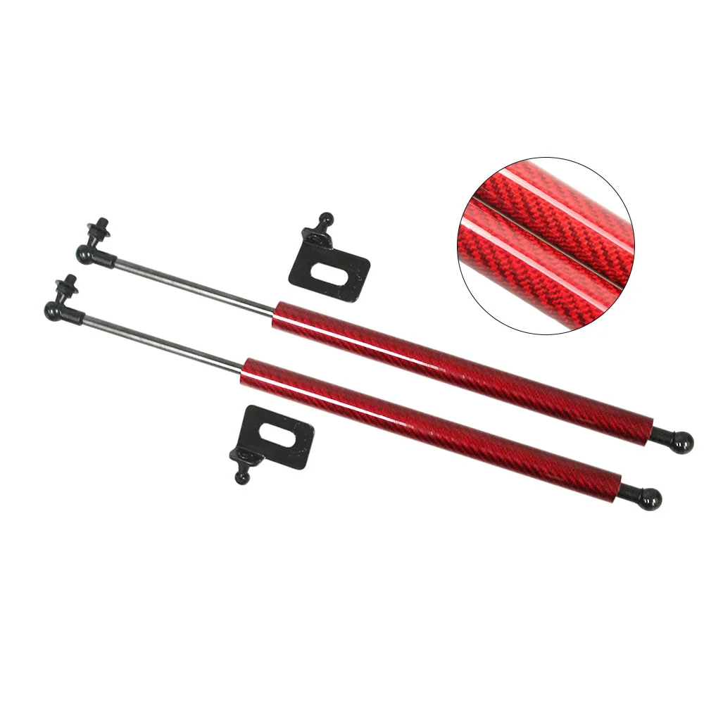 For SUBARU Forester SG 2002-2009 modify Front Hood Bonnet carbon fiber Gas Lift Supports Struts Prop Rod Shocks