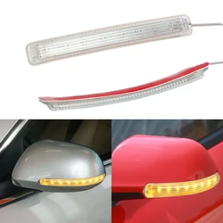 12V Car Rear View Mirror Lights Turn Signal Lamps LED Strips Indicator Side Marker Lateral Off Road 4x4 Automotive Accessories
