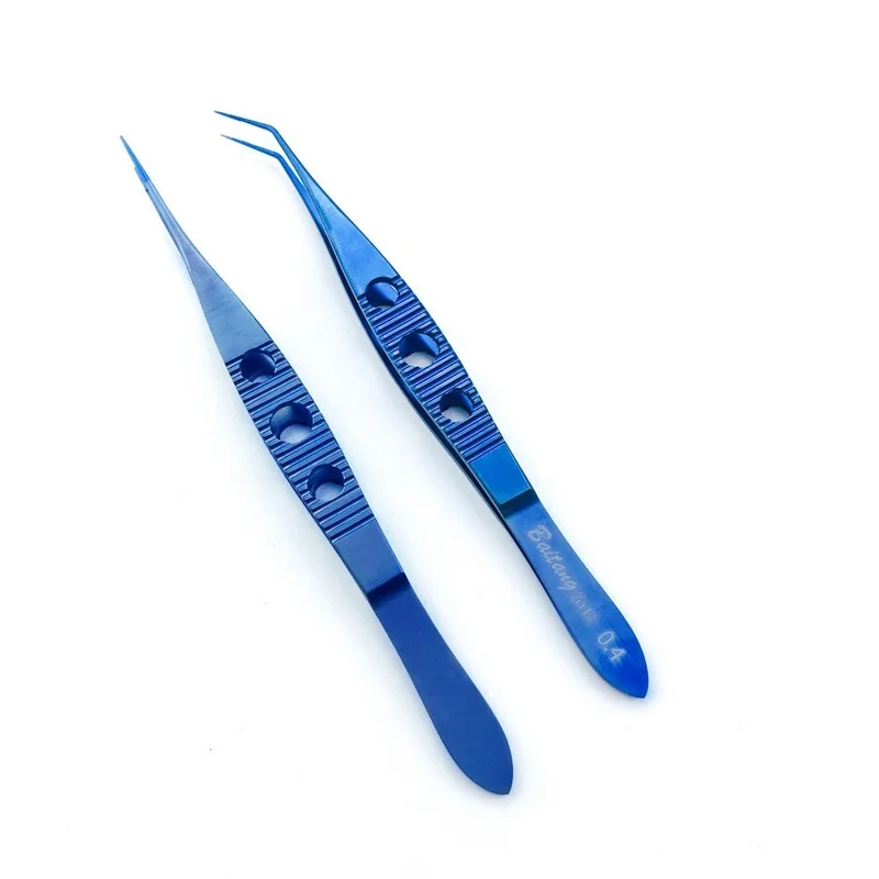 0.4mm Fue Hair Transplant Forceps Hair Transplant Implanter Hair Transplant Tweezer Titanium