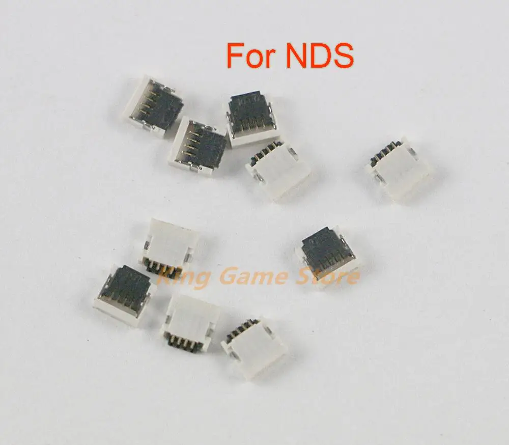 

100pcs/lot Backlit socket lcd screen socket jack connector for 2ds 3ds nds ndsl for Nintendo serial sreen display socket