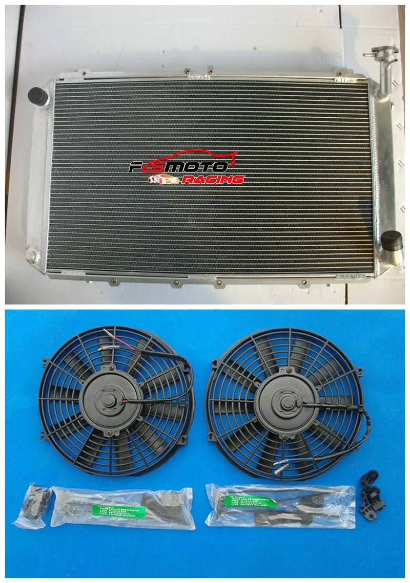 3 ROW Aluminum Radiator For 1990 1992 1991 1993 Nissan Y60 PATROL GQ 4.2L petrol MT +FAN 1 Year Warranty