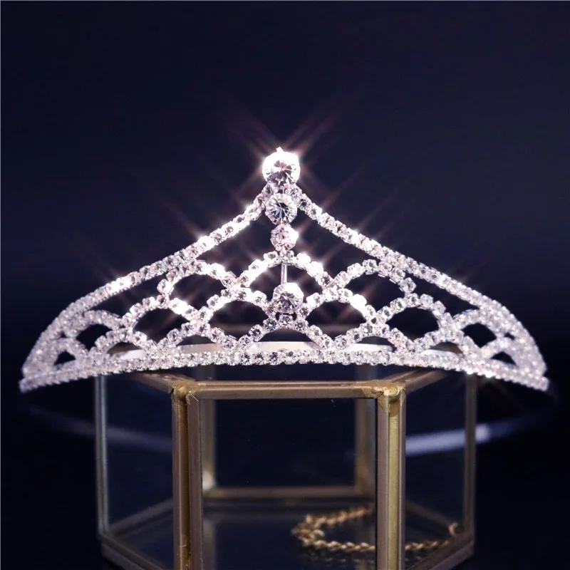 Exquisite Princess Crystal Tiaras and Crowns Headband Girls Love Bridal Prom Crown Wedding Party Accessiories Women HairJewelry