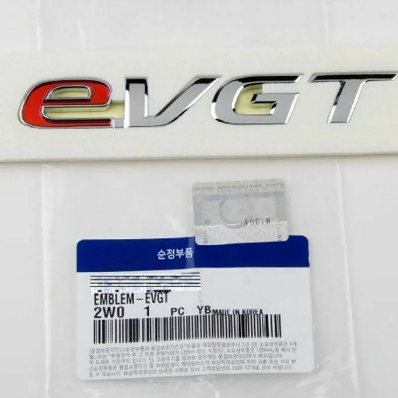 863302S500 eVGT Lettering Logo Emblem Badge For HYUNDAI 2014-15 Tucson ix