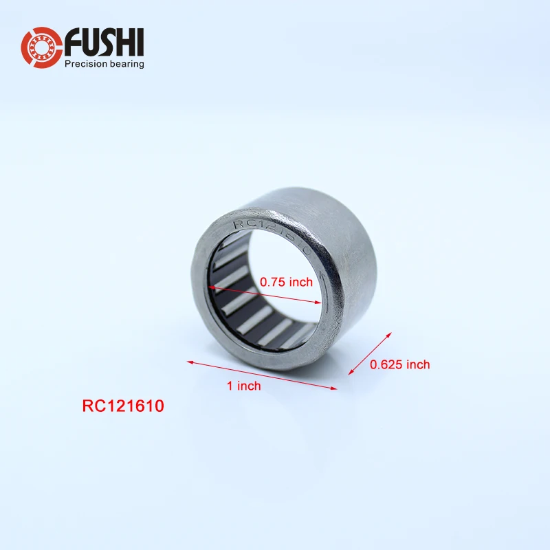 

RC121610 Inch Size One Way Drawn Cup Needle Bearing 19.05x25.4x15.875 mm 5Pcs Cam Clutches RC 121610 Back Stops Bearings