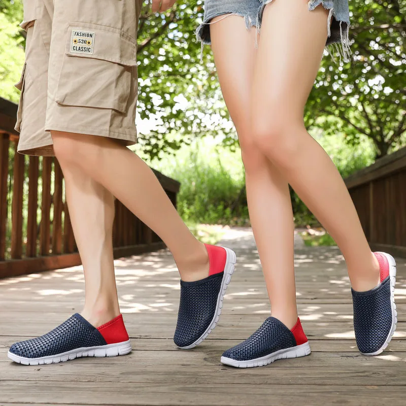 Casual Woman Flats Slip On Shoes For Women Flat Lightweight Breathable 2020 New womens Walking Unisex Loafers Shoe Mujer Pisos