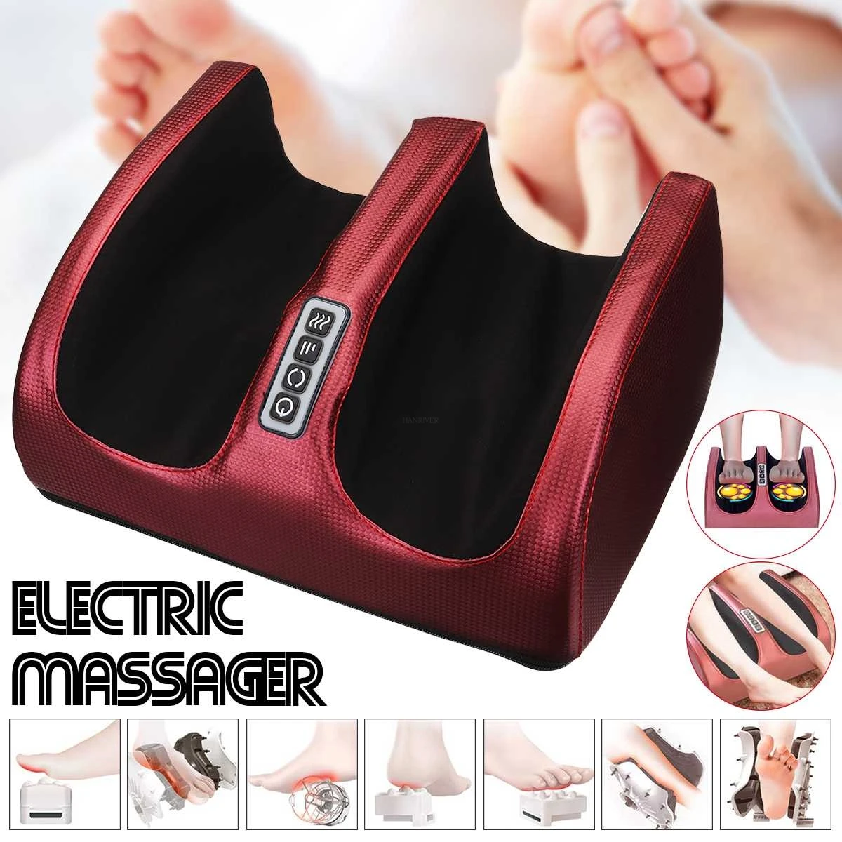 Foot massage machine foot sole massager foot and leg massager foot and leg massager multi-function kneading and heating