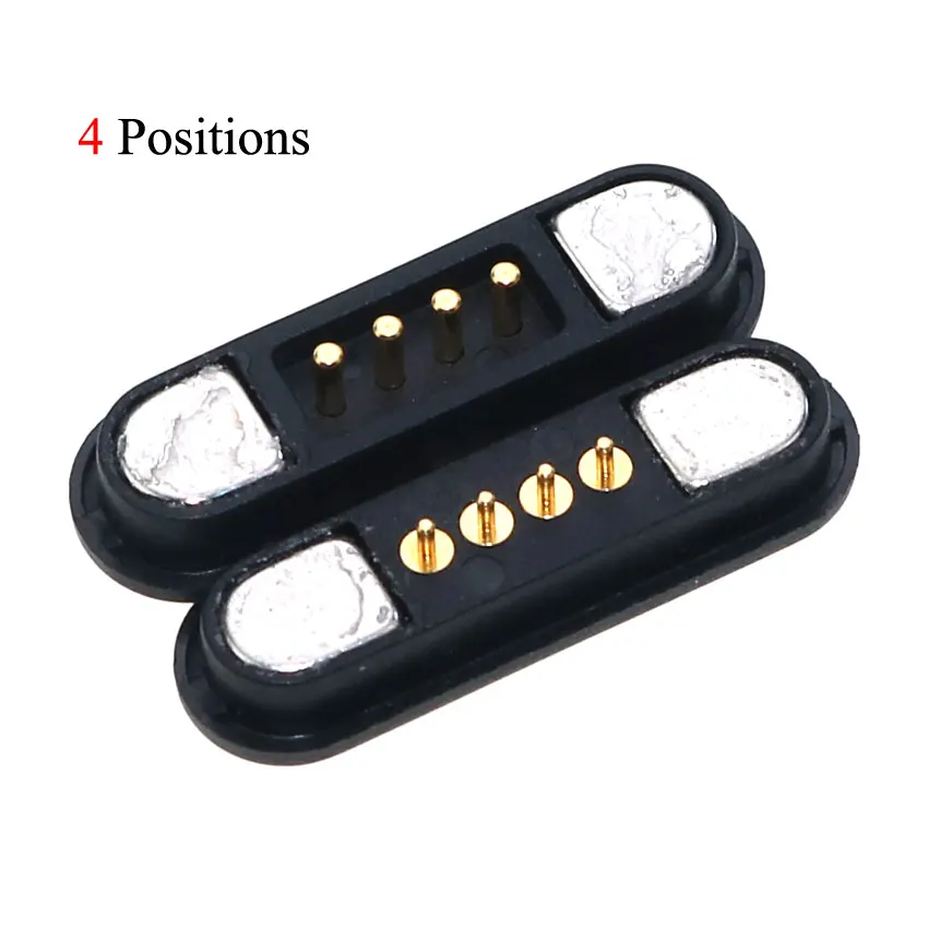 YuXi 1 Paar Magnetic Stecker 2 3 4 5 6 Pole Pogopin Männlich Weiblich 2,2 MM Grid THT 3A Frühling geladen Pogo Pin Wasserdichte Pad