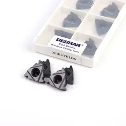 22ER 4TR 22ER 5TR 22ER 6TR 22IR 4TR 22IR 5TR 22IR 6TR LDA Thread Cutting Insert Lathe Internal And External Thread Cutting Tools