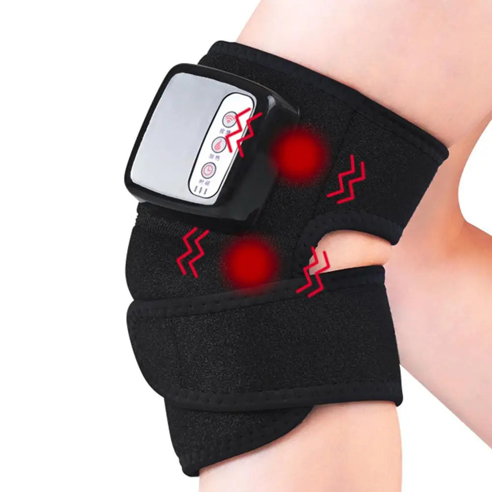 

Thermal Therapy Knee Massager Heated Vibration Knee Brace Wrap Heating Massage For Pain Relief Infrared Arthritis Rheumatism