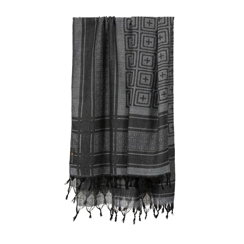 Fashion Mens Scarf Lightweight Square Outdoor Shawl Military Arab Tactical Desert Army Shemagh KeffIyeh Arafat Scarf Fashion