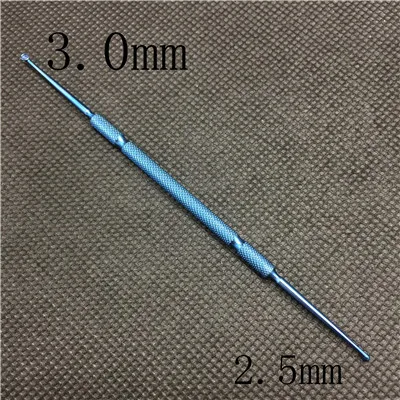 TITANIUM Double-ended Chalazion Curette Micro ophthalmic Eye เครื่องมือผ่าตัด