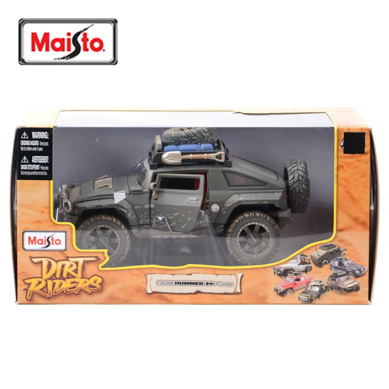 Maisto 1:24 2008 Hummer HX Concept Static Die Cast Vehicles Collectible Model Sports Car Toys