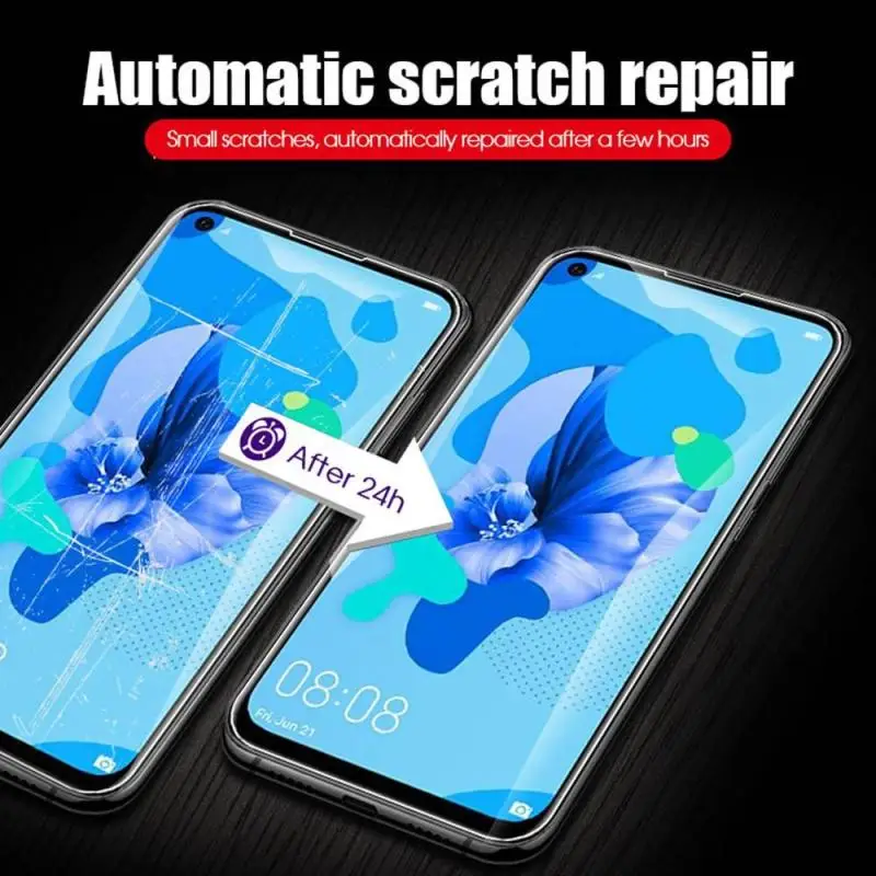 Hydrogel Film For Huawei P40 P30 P20 Pro Mate 20 Lite 600D Soft Screen Protector For Huawei Mate 30 Pro Hydrogel Not Glass