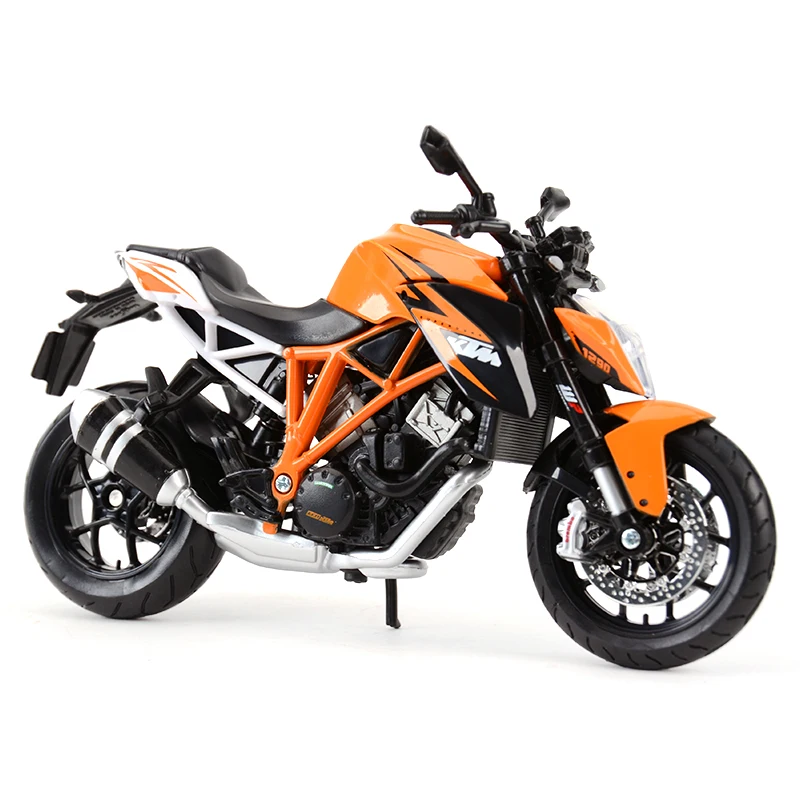 Maisto-vehículos de fundición a presión de Super Duke R, juguetes coleccionables de motocicleta, 1:12, KTM-1290