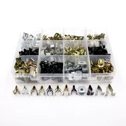 Mixd-Clips de Metal para panel de instrumentos, sujetadores automáticos universales para Radios de carrocería de coche, tablero de DVD, Clip de bloqueo de cable en U de Metal