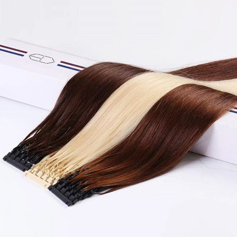 Hot Selling 2nd Generation 6D Virgin Hair Extensions 5 links Russian 6d Human Hair Extensions Dropship