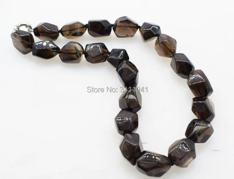 Smoky Quartz baroque faceted freeshape 12*16mm   wholesale beads nature FPPJ woman 2019