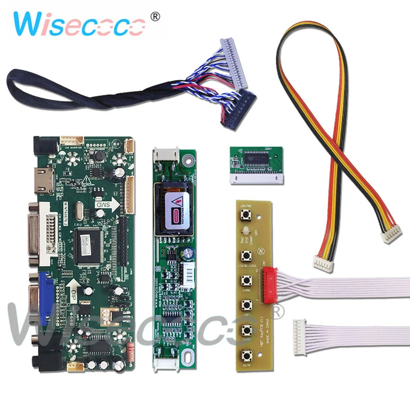 Imagem -06 - Placa de Controle Driver para Produtos Industriais Lvds Vga Speaker Tft 800x600 Pixels 41 Pin 12.1 Polegadas Lcd Tft