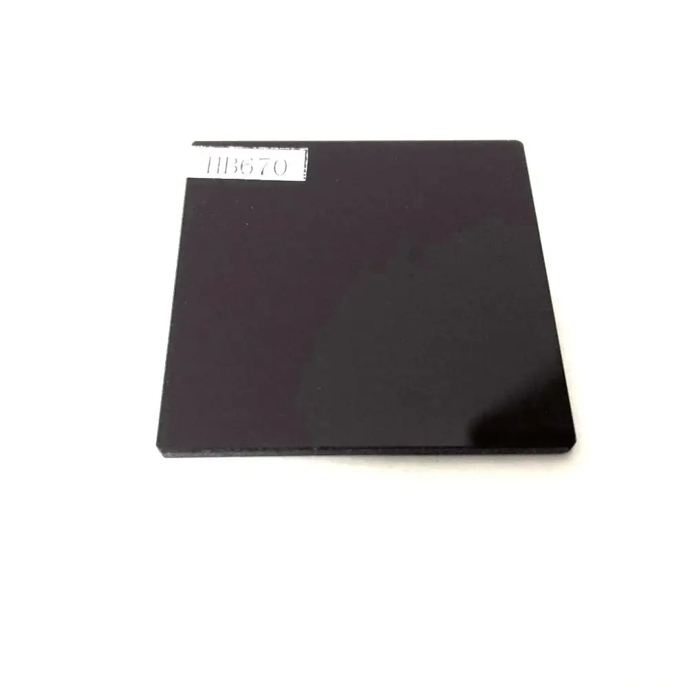 ขนาด50X50มม.Uv Cut 670nm IR กรอง HB670