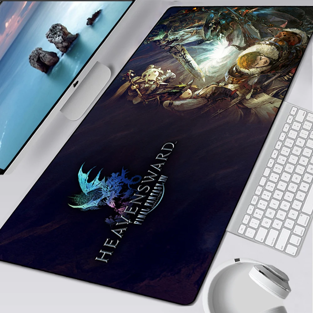 Lớn Chơi Game Miếng Lót Chuột Máy Tính Mousepad Game Thủ Chuột Thảm Laptop Mausepad Final Fantasy XIV Online Thảm Bàn Phím Thảm Để Bàn