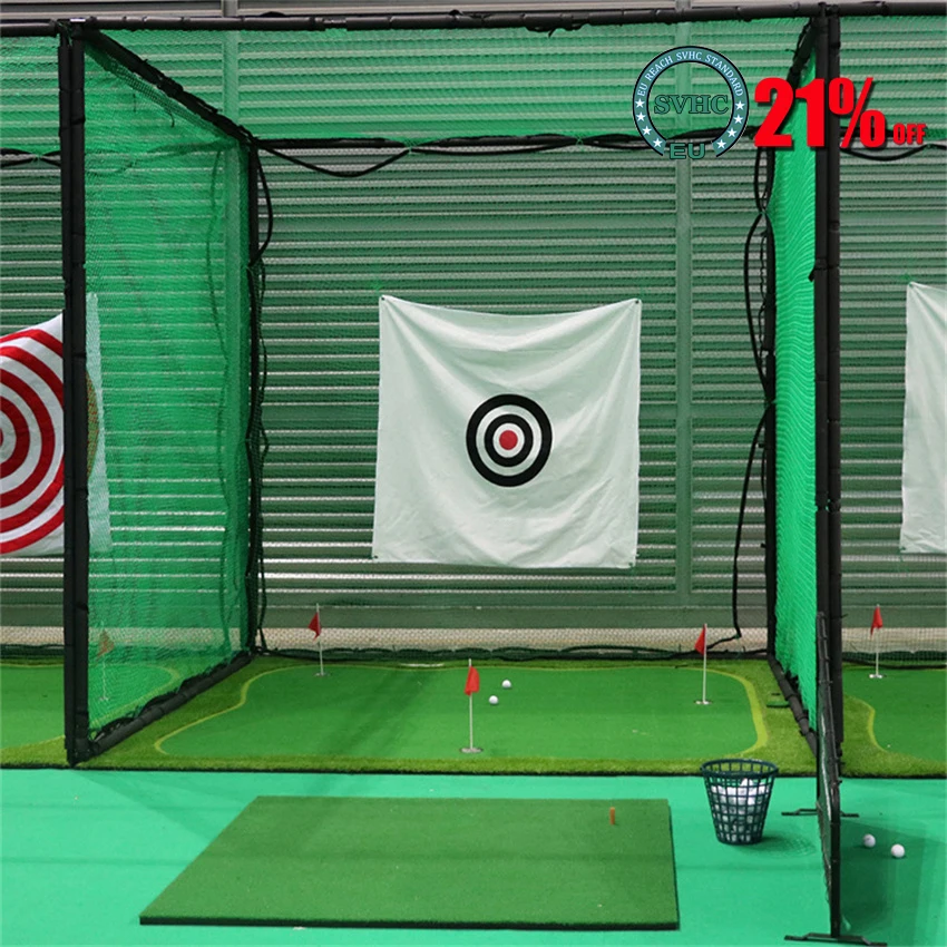 

Golf Batting Cage Indoor And Outdoor Practice Nets Golf Batting Nets Swing Practice Supplies Driving Range Equipment 300*300cm