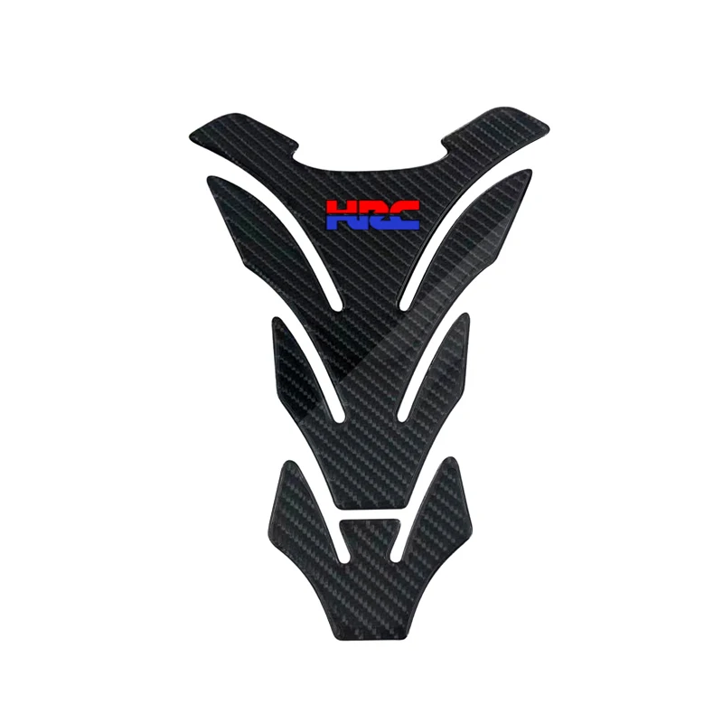 For CBR1000 600RR CB400 CB750 CB1300 HORNET HRC logo Real Carbon fiber tank pad Protector Sticker