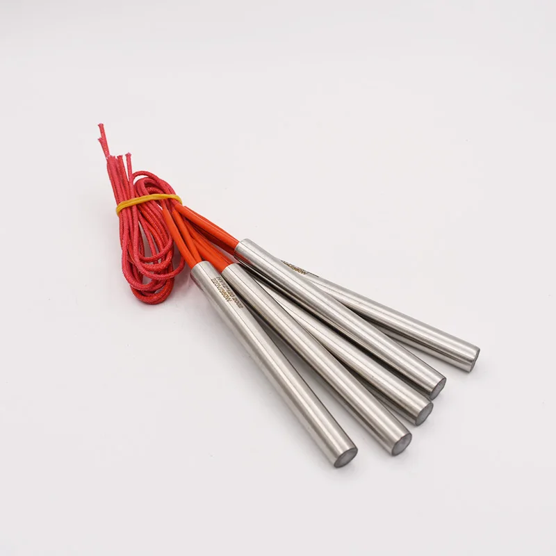 Customized Stainless Steel 10x100mm Cartridge Heater 10mm Tube Dia. 24V/36V/110V/220V/380V Electric Heater Element