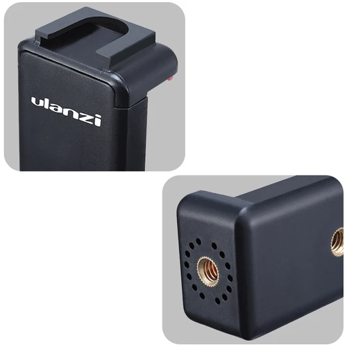 Imagen 2 del producto Ulanzi-Soporte de teléfono con zapata fría para ST-07, extensor de zapata fría para micrófono Vlog, luz LED, trípode para Vlog