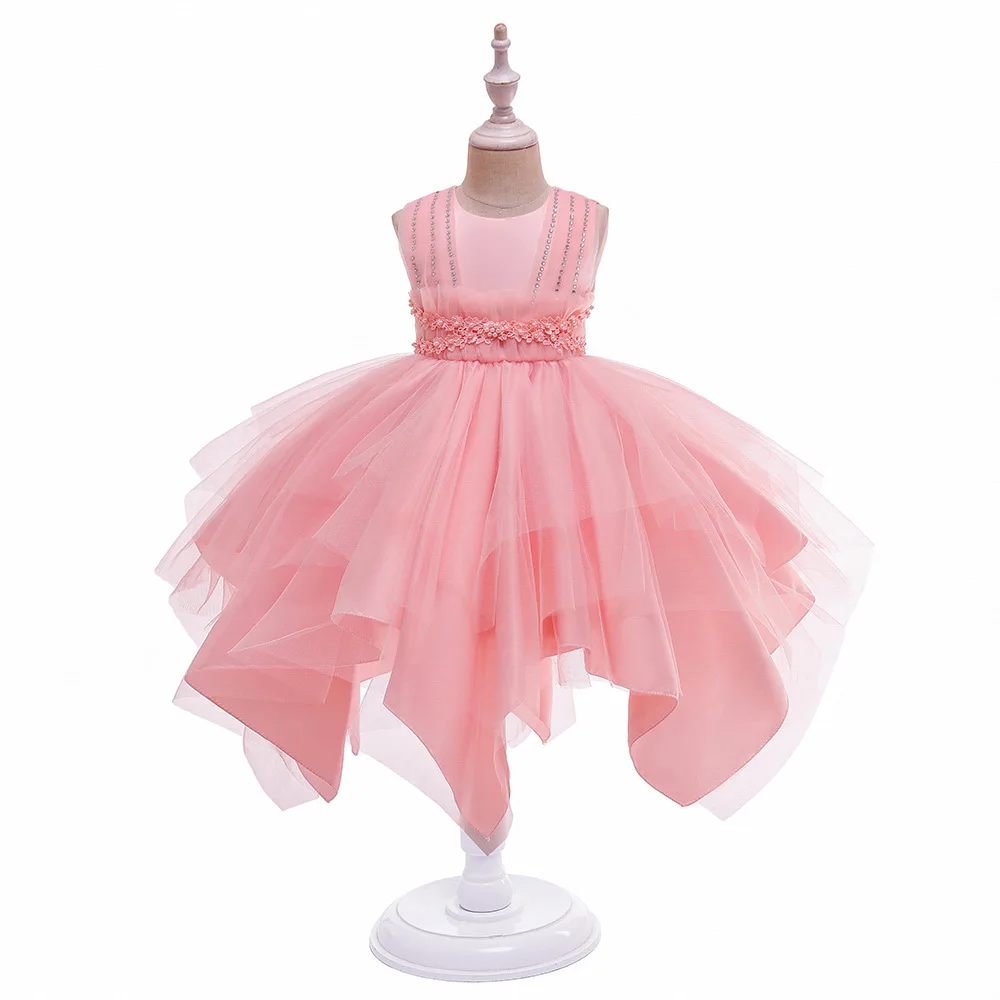 2021 New Princess High-end Fishtail Skirt Foreign Trade Cute Flower Children's Dress Wholesale Girl Princess Skirt