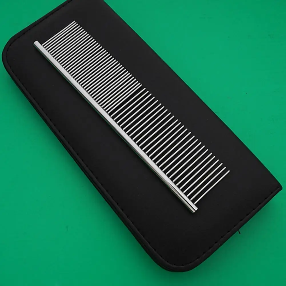 Pet Comb  Easy to Grip   Hair Cleaning Comb Dual-use Pet Metal Row Comb