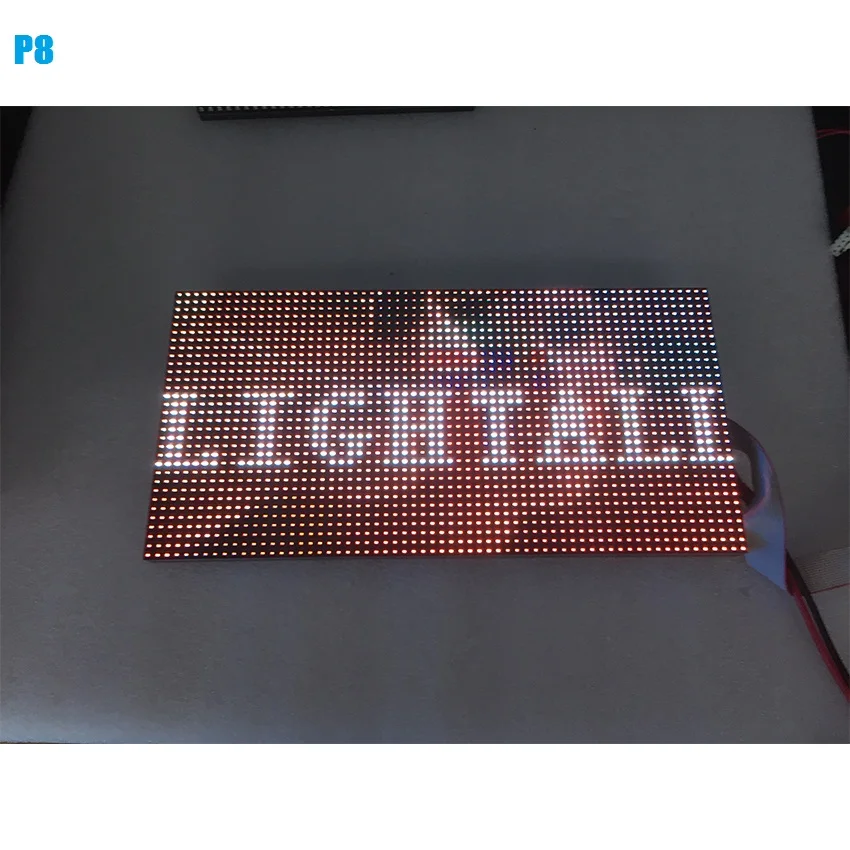 SMD P8mm 256x128mm Led Display Module 32x16 Dots Outdoor Waterproof Led Panels Module For Stage Commercial Advertising