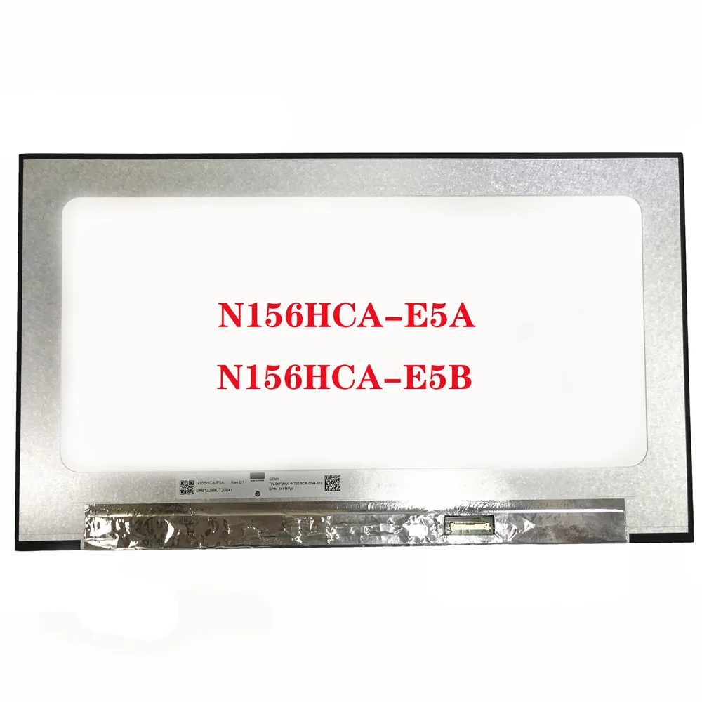 

N156HCA-E5A Fit N156HCA-E5B FHD 1920*1080 EDP 30 Pins Laptop LCD Screen 15.6 Inch Matrix Display Panel Replacement