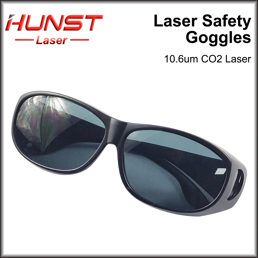 HUNST CO2 OD6+ Laser Safety Glasses For Marking Cutting Machine Parts 10600nm Protective Eyewear Goggles