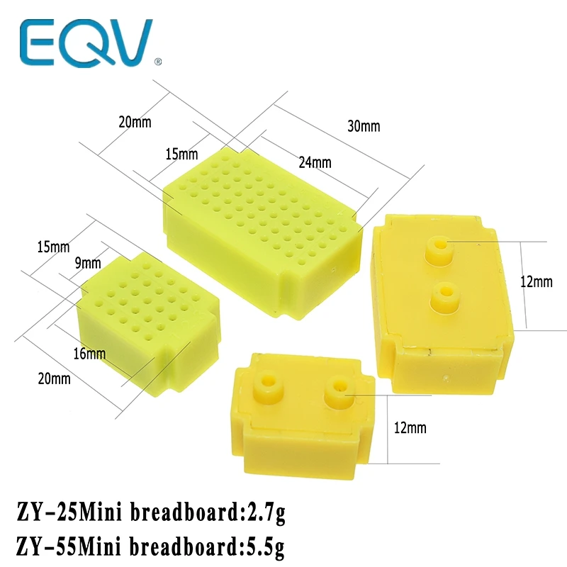 ZY-55 Points Solderless PCB Breadboard Mini Universal Test Protoboard DIY Bread Board for arduino lego