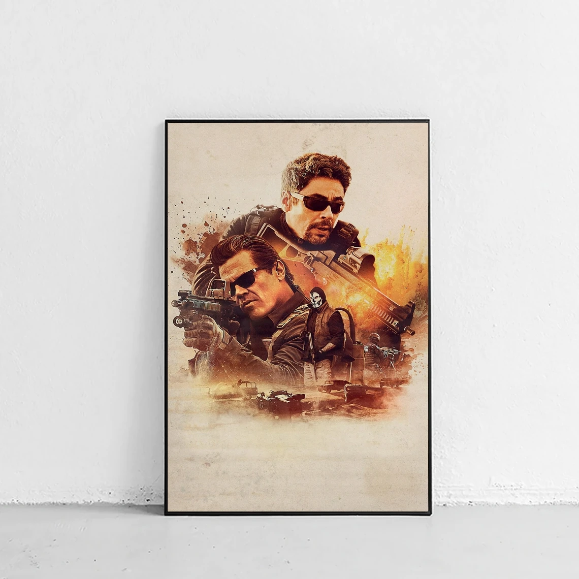 Sicario Day of the Soldado (2018) Movie Poster Canvas Print Home Wall Painting Decoration (No Frame)