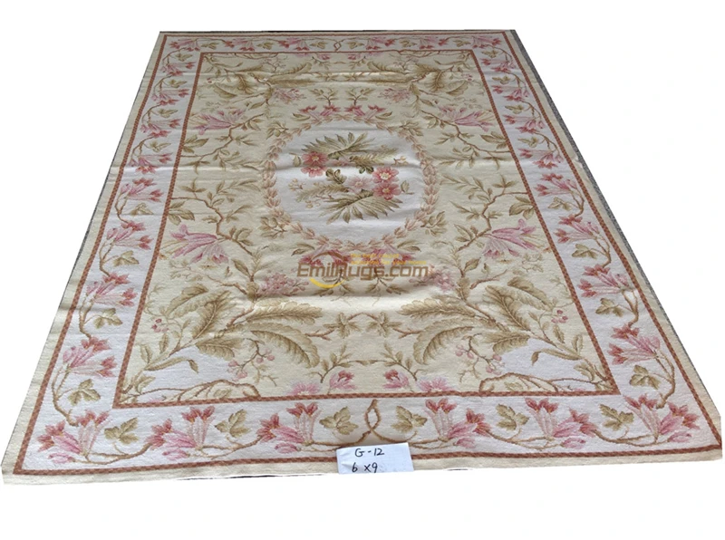 

The Old European Needle-point Rug The Worn Country Home Chess Rug Various Flower Decorative Needlepoint Knitted Museum