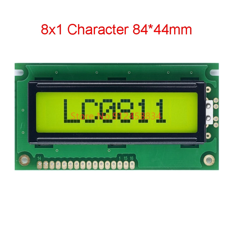 0801 8*1 8X 1 شاشة الكريستال السائل 84x44 مللي متر نوعية جيدة LC0811