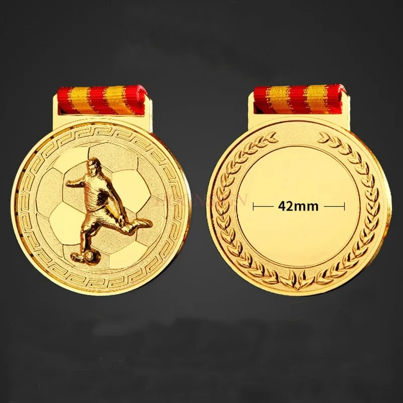 Sports Metal Listing Medals Medals Customized Football Games Sports Meeting Awards Prizes Gold, Silver and Bronze Medals