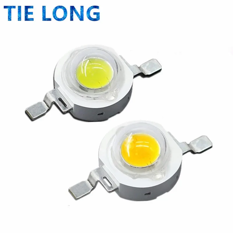 10PCS/LOT led 1W 100-120LM LED Bulb IC SMD Lamp Light Daylight white/warm white High Power 1W LED Lamp bead