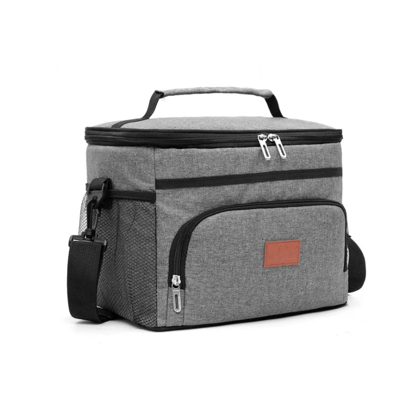 15L insulated lunch bag Bento box container tote Travel outdoor cooler bag picnic waterproof Handbag