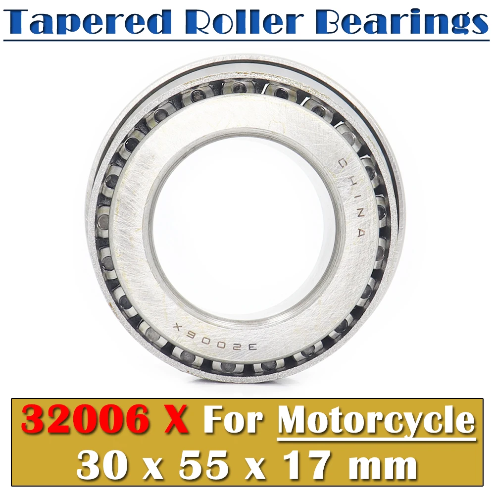 32006 X Bearing 30*55*17 mm ( 1 PC ) Tapered Roller Bearings 32006X 2007106E Bearing For Motorcycle