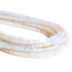 Natural White Opal Stone Beads Loose Spacer Handmade Beads Isolation Opalite Beads For DIY Jewelry Making  Accessories Wholesale