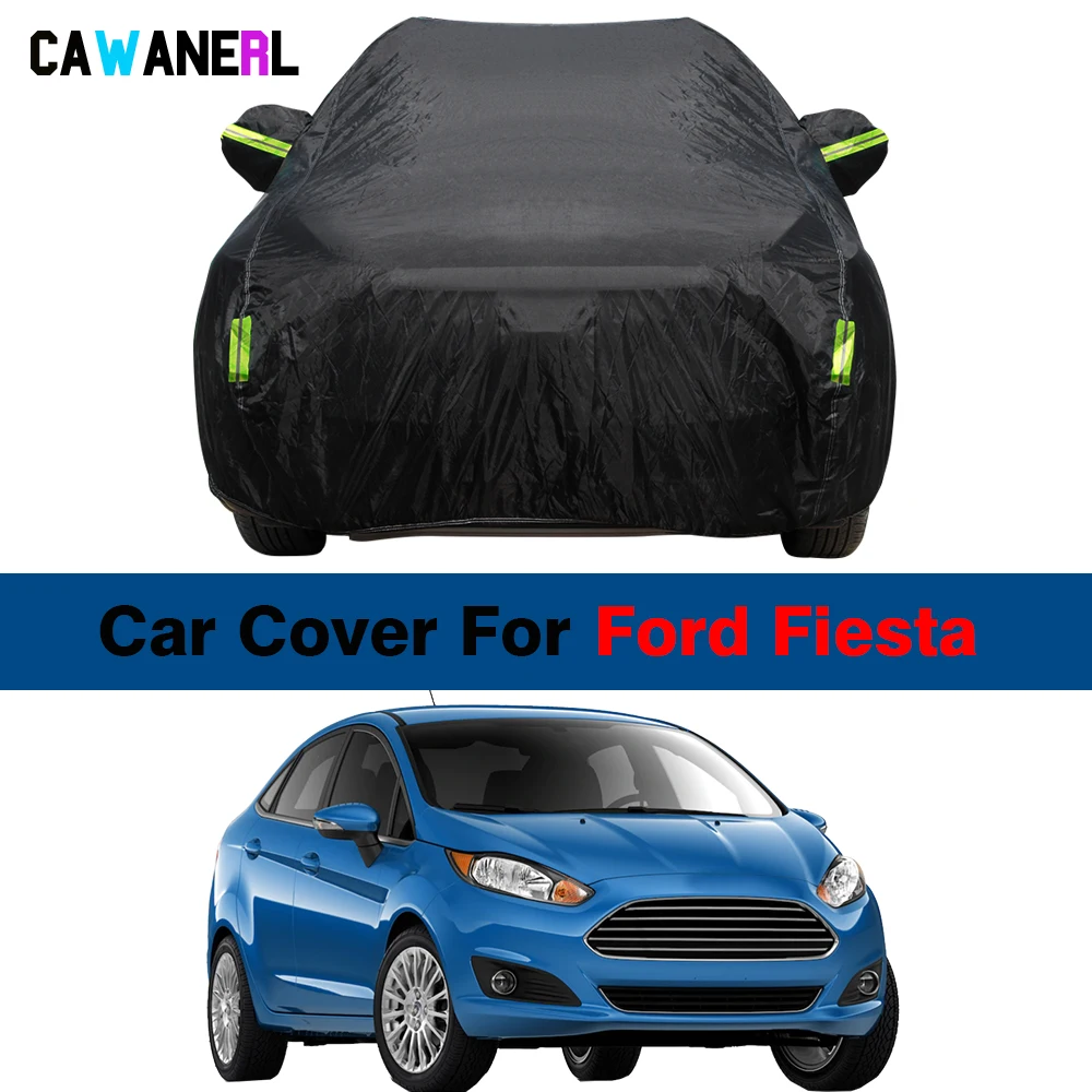 

Full Car Cover Waterproof Anti-UV Sun Shade Rain Snow Ice Prevent Auto Cover For Ford Fiesta Sedan Hatchback