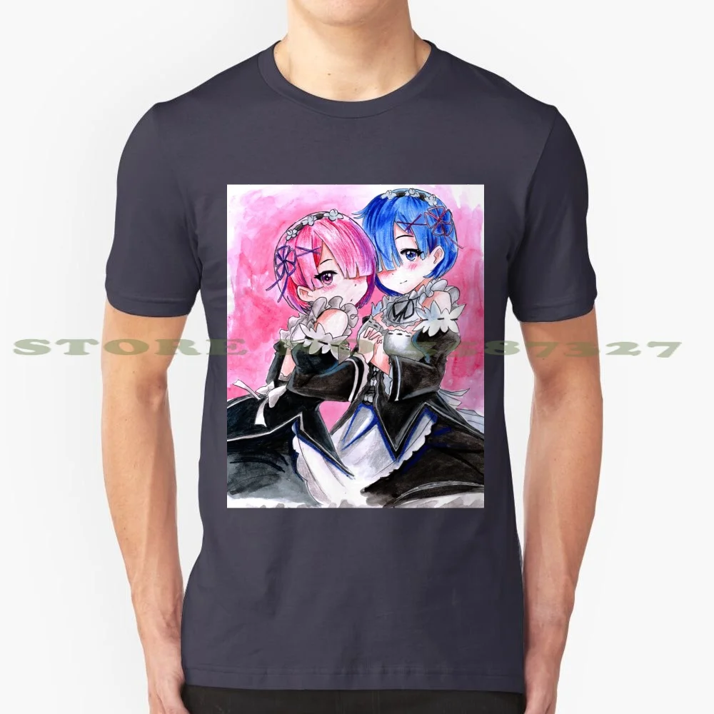 Rem 100% Cotton T-Shirt Ram Anime Pray Rem