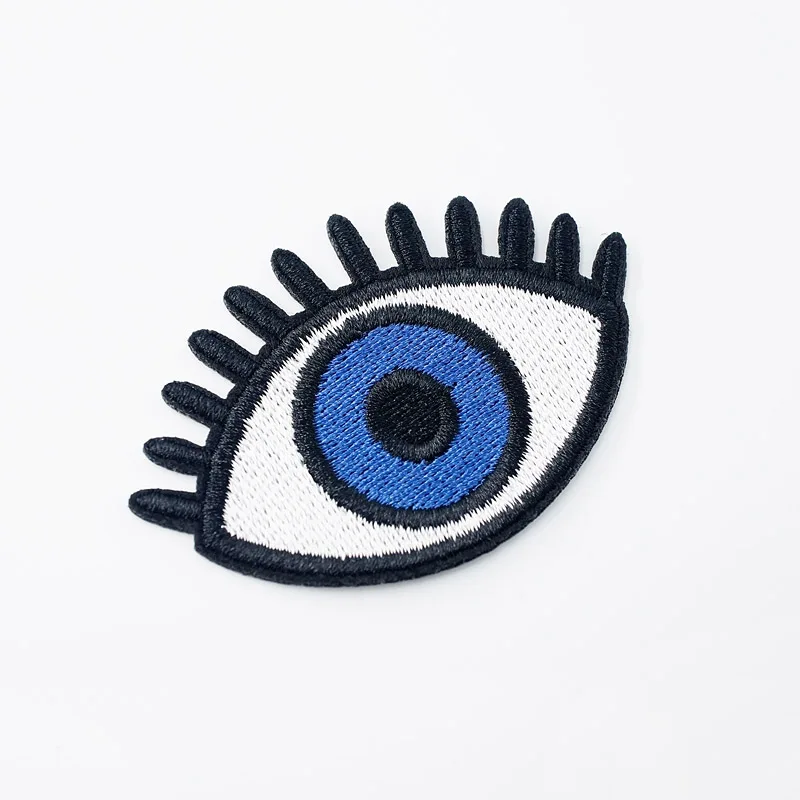 Eye (Size:7.9x5.8cm) Cloth Badges Mend Decorate Patch Jeans Bag Hat Clothes Apparel Sewing Decoration Applique Badge Patches