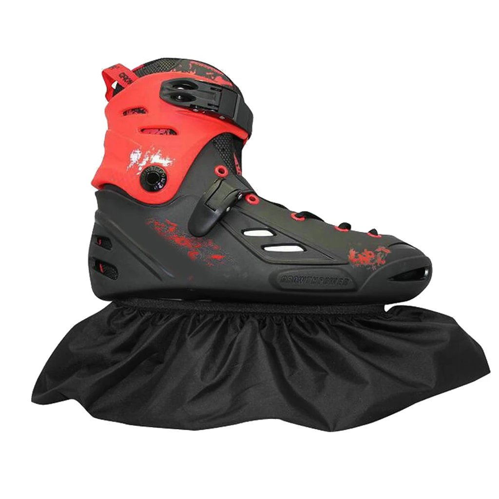 Cubierta antipolvo duradera para patines de hielo, cubierta negra para la mayoría de ruedas de 39X11,5 cm, 2 unidades