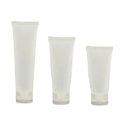 100Pcs 30ml 50ml 100ml Clear Plastic Soft Tubes Empty Cosmetic Cream Emulsion Lotion Packaging Containers