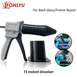 T3 Instant Dissolver +Original Solid Glue For iPhone 13 12 Pro Mobile Phone Screen Frame Bracket Bonding Back Cover Repair Tool