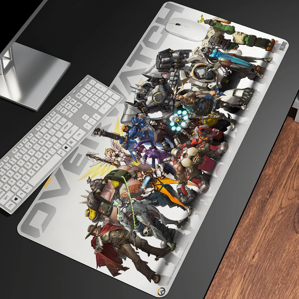 XXL Gaming Anime Mouse Pad Large Mouse Mat Girl Keyboard Computer PC  Edge Desk Mat For Overwatch/cs Go Gamer Mousepad