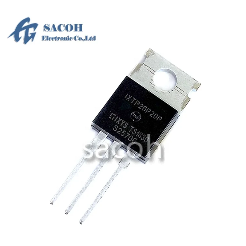 

New Original 2Pcs/Lot IXTP26P20P IXTP26P20 OR IXTP26P10T OR IXTP24P085T OR IXTP28P065T TO-220 26A 200V P-Ch Power MOSFET